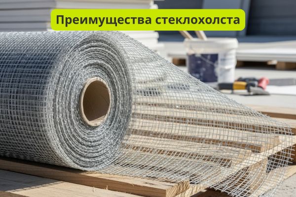 Преимущества стеклохолста фото